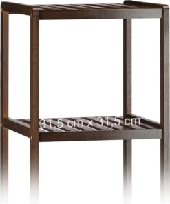 Relaxdays - Badkamerrek Bamboe - Houten Rek - Keukenrek - Schoenenrek, Opbergrek -Badkamerproducten 1002x1200 1