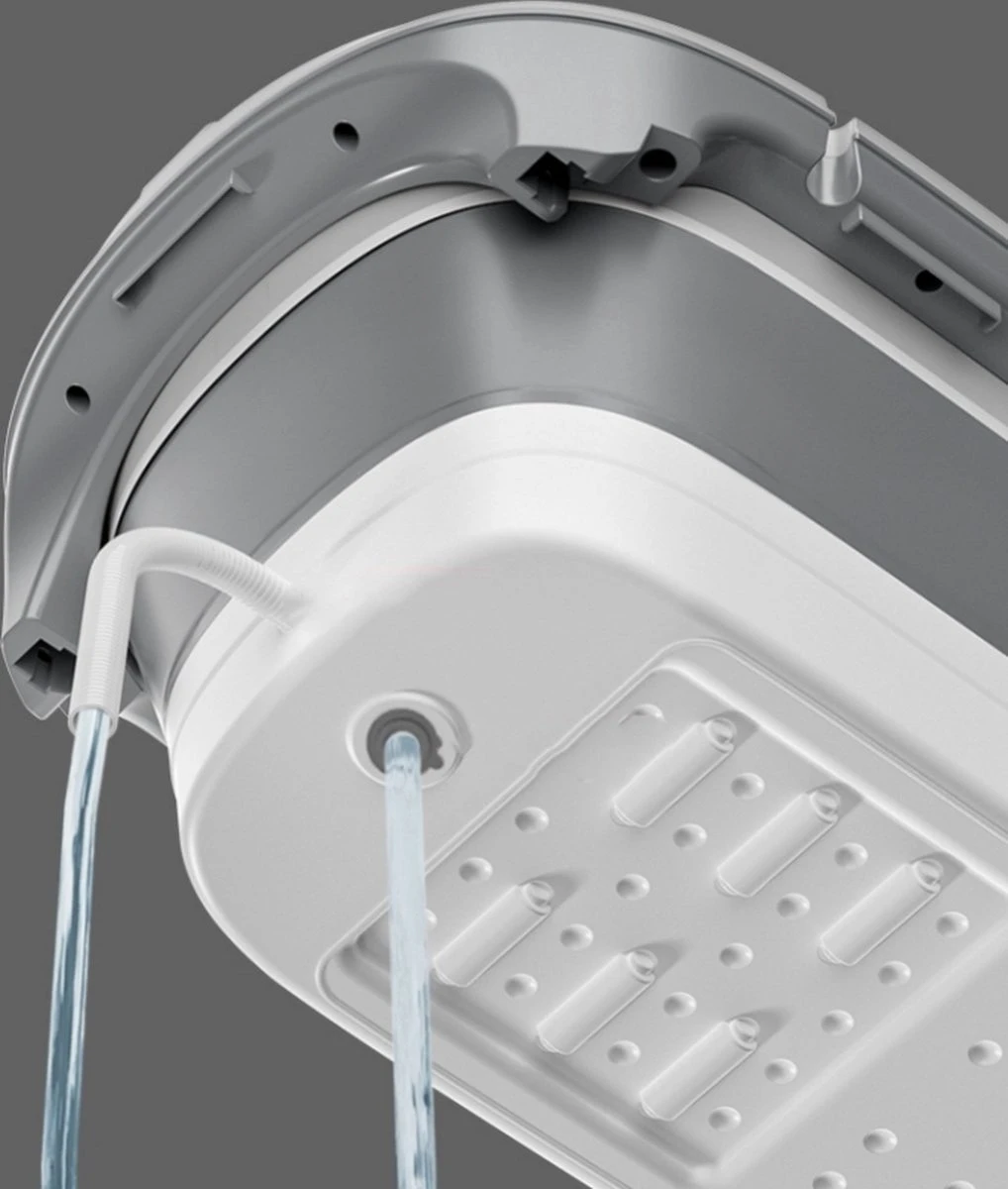 Livista® - Opvouwbaar Bad - Stoombad Grijs - Zitbad - Inklapbaar - Bath Bucket - 152 CM LANG - XL - Incl. Rugkussen, Stoommachine En Bad Accessoires 5 Livista® - Opvouwbaar Bad - Stoombad Grijs - Zitbad - Inklapbaar - Bath Bucket - 152 CM LANG - XL - Incl. Rugkussen, Stoommachine En Bad Accessoires - Afbeelding 5