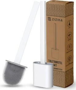 WC Borstel - Toiletborstel - WC Borstel Met Houder - Toiletborstel Met Houder - Siliconen WC Borstel - Flexibel - Inclusief Ophangsysteem