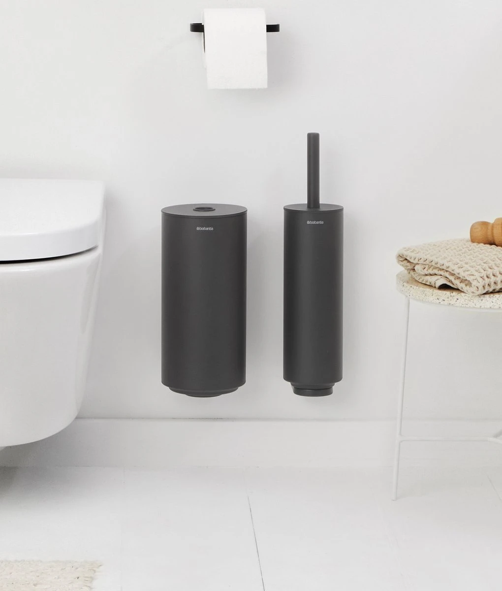 Brabantia MindSet Toiletaccessoires Set Van 3 - Mineral Infinite Grey 3 Brabantia MindSet Toiletaccessoires Set Van 3 - Mineral Infinite Grey - Afbeelding 3