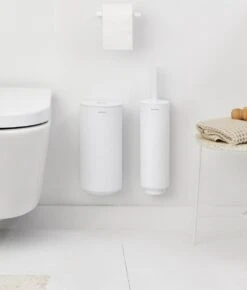 Brabantia MindSet Toiletaccessoires Set Van 3 - Mineral Fresh White -Badkamerproducten 1021x1200 3