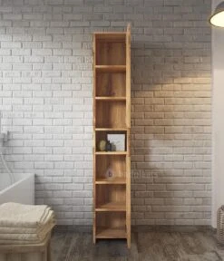 Badplaats Badkamerkast Nemo 32 Cm X 29 Cm X 167 Cm - Eiken - Staande Kolomkast Met Twee Deuren 10 Badplaats Badkamerkast Nemo 32 Cm X 29 Cm X 167 Cm - Eiken - Staande Kolomkast Met Twee Deuren -Badkamerproducten 1029x1200 4