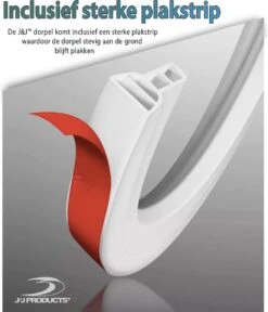 Merkloos Hoge Zelfklevende Waterkering Badkamer 200 Cm - Douchedorpel - Wateroverlast - Douchebak - Waterstopper - Sanitair Dorpel -Badkamerproducten 1030x1200 2