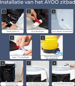 AYOO® Zitbad - Opblaasbaar Bad - Opvouwbaar Bad - Wim Hof Methode - Ijsbad - Badkuip - Zitbad Voor Volwassenen - Bathtub - Zitbaden - Bath Bucket - Inclusief Voetpomp - Grijs 19 AYOO® Zitbad - Opblaasbaar Bad - Opvouwbaar Bad - Wim Hof Methode - Ijsbad - Badkuip - Zitbad Voor Volwassenen - Bathtub - Zitbaden - Bath Bucket - Inclusief Voetpomp - Grijs -Badkamerproducten 1058x1200 2