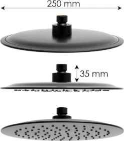 Doucheset - Met Douchemengkraan - En Regendouche - Zwart 13 Doucheset - Met Douchemengkraan - En Regendouche - Zwart -Badkamerproducten 1059x1200 2