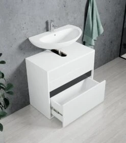 Wastafel Onderkast Stockholm 67cm Wit Badkamerkast Staand 9 Wastafel Onderkast Stockholm 67cm Wit Badkamerkast Staand -Badkamerproducten 1060x1200 4