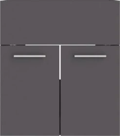 VidaXL Wastafelkast 41x38,5x46 Cm Spaanplaat Grijs -Badkamerproducten 1065x1200 5