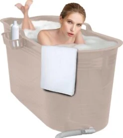 LIFEBATH - Zitbad Mira - Bath Bucket XL - 400L - Ligbad 122 Cm - Costa Rica Sand