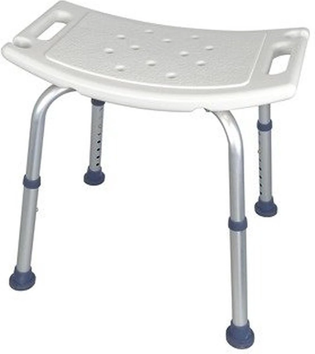 Douchekruk In Hoogte Verstelbaar Met Douchekop Houder En Handgrepen. Anti-slip Structuur 1 Douchekruk In Hoogte Verstelbaar Met Douchekop Houder En Handgrepen. Anti-slip Structuur