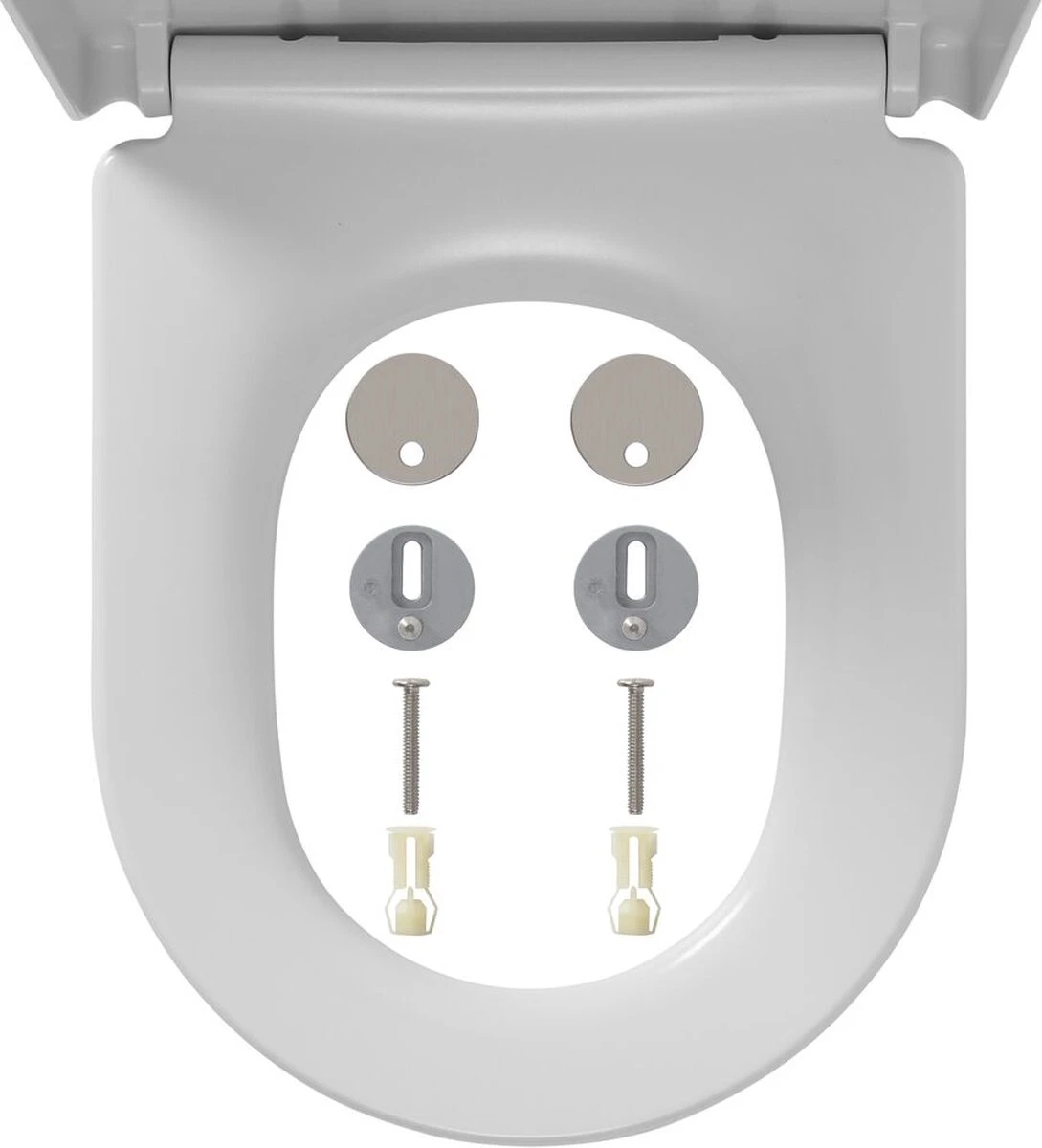 Tiger Memphis - Toiletbril Met Deksel - WC Bril - Duroplast Wit 11 Tiger Memphis - Toiletbril Met Deksel - WC Bril - Duroplast Wit - Afbeelding 11