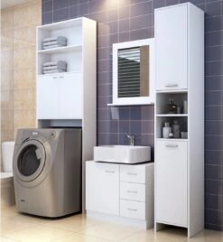 Deuba Badkamermeubel 3 Lades 63x54x30cm Wit Wastafelmeubel Onderkast 14 Deuba Badkamermeubel 3 Lades 63x54x30cm Wit Wastafelmeubel Onderkast -Badkamerproducten 1106x1200 3