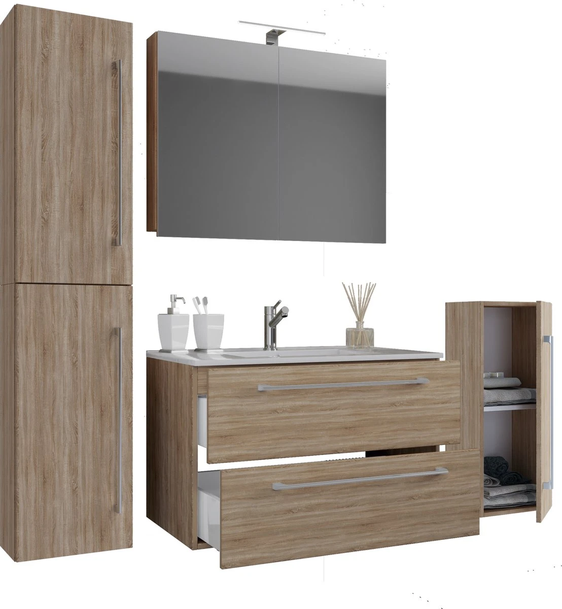 VCM 5-delige Wastafel Badkamermeubelset Wastafel Badinos Lade SC 5-delige Wastafel Badkamermeubelset Wastafel Badinos Lade SC 1 VCM 5-delige Wastafel Badkamermeubelset Wastafel Badinos Lade SC 5-delige Wastafel Badkamermeubelset Wastafel Badinos Lade SC