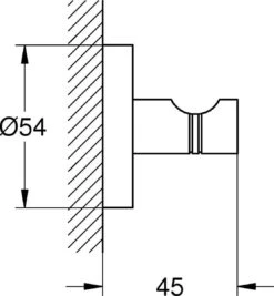 GROHE Essentials Badjashaak - Handdoekhaak - Metaal - Chroom - 40364001 -Badkamerproducten 1110x1200 1