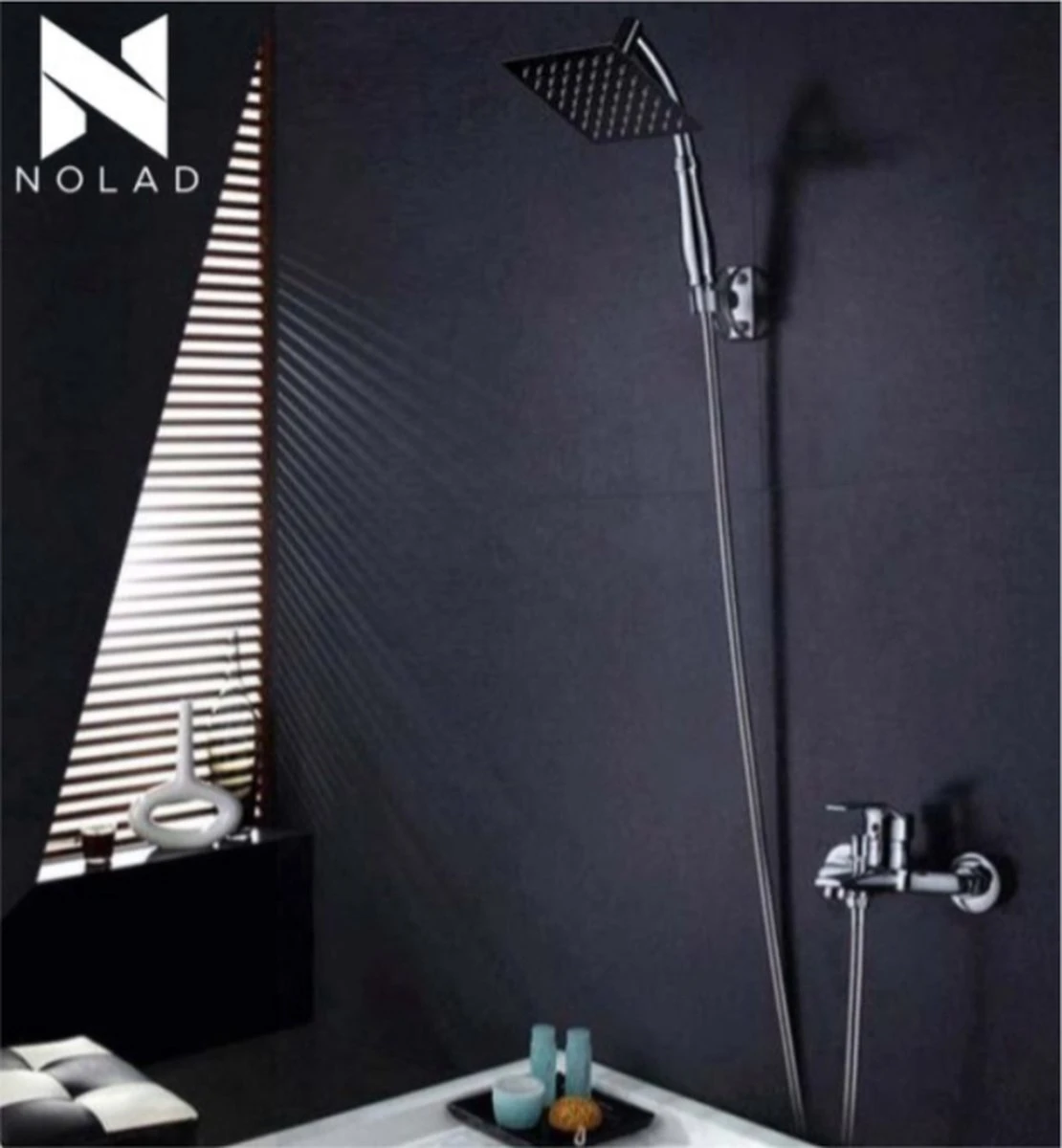 Merkloos Regendouchekop Deluxe | ø 35 Cm | Douchekop Met Slang En Houder | Douchekop | Doucheslang | Douchekophouder | Complete Doucheset | Roestvrij Staal | 360° Draaibaar | Badkamer Accessoires | Elite Pure Chrome Collection 2022 2 Merkloos Regendouchekop Deluxe | ø 35 Cm | Douchekop Met Slang En Houder | Douchekop | Doucheslang | Douchekophouder | Complete Doucheset | Roestvrij Staal | 360° Draaibaar | Badkamer Accessoires | Elite Pure Chrome Collection 2022 - Afbeelding 2