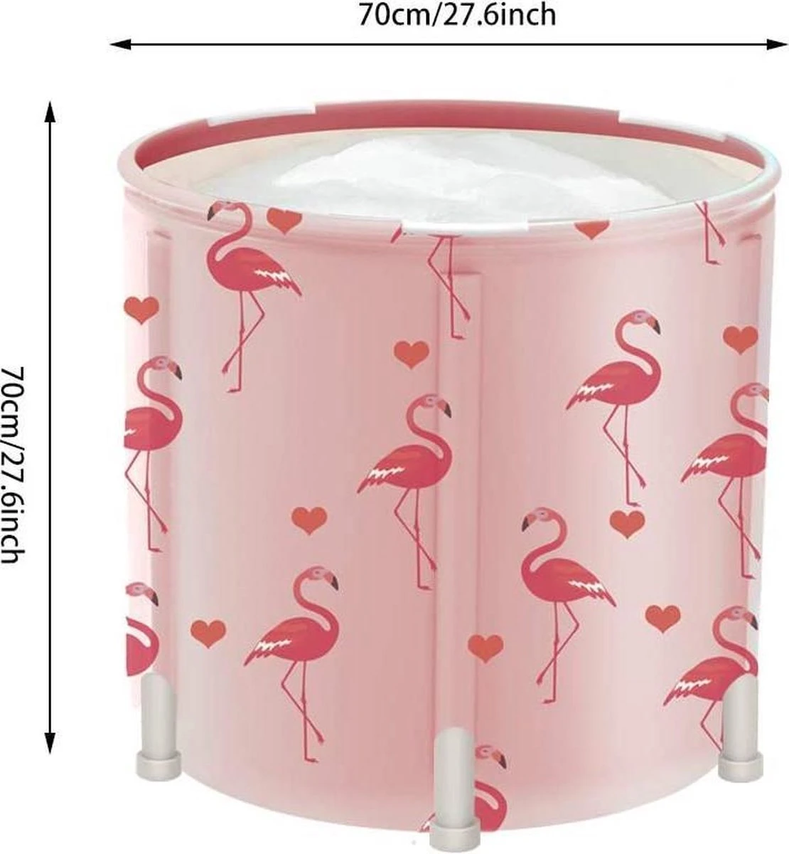 Opzetbaar Bad - 1 Persoons Balkonbad - Bad/ Tub Met Afvoerslang - Opzet Bad - 70x70cm - Ijsbad / Ijschallenge 2 Opzetbaar Bad - 1 Persoons Balkonbad - Bad/ Tub Met Afvoerslang - Opzet Bad - 70x70cm - Ijsbad / Ijschallenge - Afbeelding 2