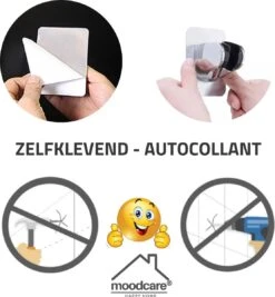 Merkloos Douchekophouder – Douchekop Houder – Handdouchehouder – Douchehouder - Zonder Boren – Verstelbaar - Zelfklevend - Met Haakje -Badkamerproducten 1112x1200 2