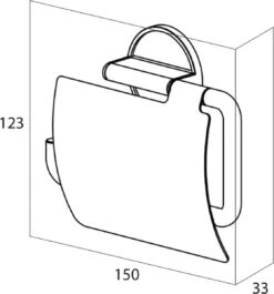 Tiger Tune Toiletaccessoires 3st. Incl. WC/Toilet Borstel, Rolhouder & Handdoekhaak - Messing/Zwart -Badkamerproducten 1118x1200
