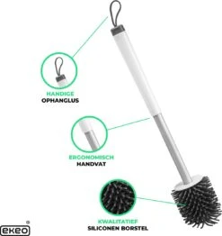 Toiletborstel Siliconen Met Houder - Sneldrogend, Hygiënisch & Antibacteriële Werking - WC Borstel - Toilet Borstel Houder (EXTRA SILICONE BORSTEL GRATIS) -Badkamerproducten 1132x1200 1