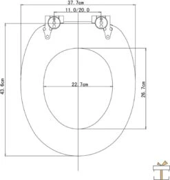 Happyment Antibacteriële Toiletbril - Met Softclose - Universeel - Toiletbrillen Met Kiezel Print - WC Bril - Toiletzitting 13 Happyment Antibacteriële Toiletbril - Met Softclose - Universeel - Toiletbrillen Met Kiezel Print - WC Bril - Toiletzitting -Badkamerproducten 1133x1200 4
