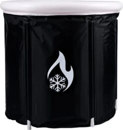 Opvouwbaar Zitbad Voor Volwassenen - Bath Bucket - Ijsbad - Inklapbaar Bad - Zwart - Opblaasbad - Inclusief Voetpomp - Inclusief Ingebouwd Zitkussen -Badkamerproducten 1134x1200 4