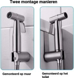 El Suvon® Bidet Handdouche - Shattaf - Bidet Sproeier - Bidetkraan -Badkamerproducten 1138x1200 4