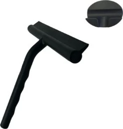 Minismus Douchewisser Met Magneethouder Ophangsysteem Zonder Boren - 21 Cm Breed - Zwart