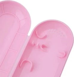 Elektrische Tandenborstel Opbergdoos Universeel - Reis Etui - Bescherm Koker - Roze - 1 Stuks -Badkamerproducten 1141x1200