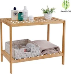 Merkloos Decopatent® Houten Bankje Van Bamboe - Badkamer - Opbergrek - Badkamerkast Rek - Open Badkamerbankje - Opbergen Handdoeken Rek 13 Merkloos Decopatent® Houten Bankje Van Bamboe - Badkamer - Opbergrek - Badkamerkast Rek - Open Badkamerbankje - Opbergen Handdoeken Rek -Badkamerproducten 1147x1200