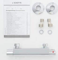 SCHÜTTE Vico Thermostatische Douchekraan - Chroom - 150 Mm Hartafstand -Badkamerproducten 1151x1200 3