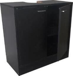 Wastafel Onderkast - Badkamermeubel - Zwart 7 Wastafel Onderkast - Badkamermeubel - Zwart -Badkamerproducten 1151x1200 5