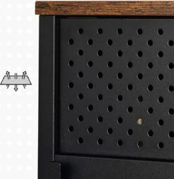 Songmics Opslagkabinet, Dubbel-deurs Vloerkast Met Magnetische Sluiting, Verstelbare Plank, Stalen Frame, Industriële Stijl, Ruimtebesparend, Rustiek Bruin En Zwart LSC102B01 15 Songmics Opslagkabinet, Dubbel-deurs Vloerkast Met Magnetische Sluiting, Verstelbare Plank, Stalen Frame, Industriële Stijl, Ruimtebesparend, Rustiek Bruin En Zwart LSC102B01 -Badkamerproducten 1164x1200 4