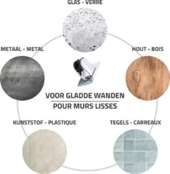 Merkloos Douchekophouder – Douchekop Houder – Handdouchehouder – Douchehouder - Zonder Boren – Verstelbaar - Zelfklevend - Met Haakje -Badkamerproducten 1173x1200 7