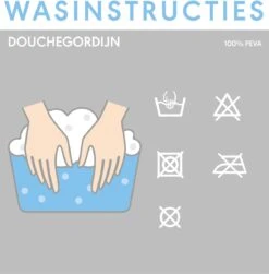 Sealskin Zebra Douchegordijn 180x200 Cm - Peva - Zwart / Wit -Badkamerproducten 1179x1200 2