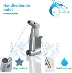 El Suvon® Bidet Handdouche - Shattaf - Bidet Sproeier - Bidetkraan -Badkamerproducten 1183x1200 3