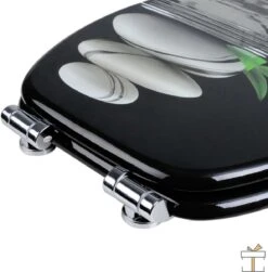 Happyment Antibacteriële Toiletbril - Met Softclose - Universeel - Toiletbrillen Met Kiezel Print - WC Bril - Toiletzitting 12 Happyment Antibacteriële Toiletbril - Met Softclose - Universeel - Toiletbrillen Met Kiezel Print - WC Bril - Toiletzitting -Badkamerproducten 1183x1200 4