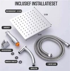 Merkloos Regendouchekop Deluxe | ø 35 Cm | Douchekop Met Slang En Houder | Douchekop | Doucheslang | Douchekophouder | Complete Doucheset | Roestvrij Staal | 360° Draaibaar | Badkamer Accessoires | Elite Pure Chrome Collection 2022 12 Merkloos Regendouchekop Deluxe | ø 35 Cm | Douchekop Met Slang En Houder | Douchekop | Doucheslang | Douchekophouder | Complete Doucheset | Roestvrij Staal | 360° Draaibaar | Badkamer Accessoires | Elite Pure Chrome Collection 2022 -Badkamerproducten 1189x1200 4