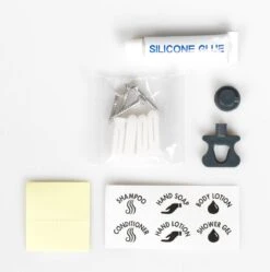 Aquathof, Zeepdispenser, Mat Zwart, 3 Kamer, 3 Reservoirs, 3x350ml, Hangend, Wandmontage -Badkamerproducten 1192x1200 1