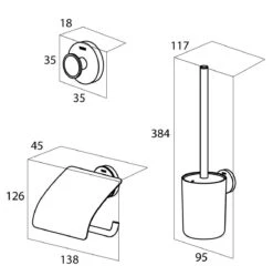 Tiger Urban Toiletaccessoireset - Toiletborstel Met Houder - Toiletrolhouder Met Klep - Handdoekhaak - Zwart 22 Tiger Urban Toiletaccessoireset - Toiletborstel Met Houder - Toiletrolhouder Met Klep - Handdoekhaak - Zwart -Badkamerproducten 1192x1200