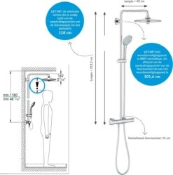 GROHE Euphoria 260 Regendouche - ø 26cm - Met Thermostaatkraan - Chroom 31 GROHE Euphoria 260 Regendouche - ø 26cm - Met Thermostaatkraan - Chroom -Badkamerproducten 1192x1200 8