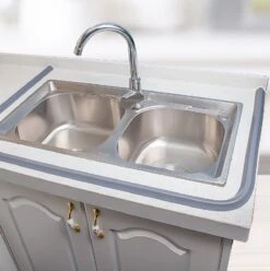 Lariwo Sanitair® Siliconen Waterdorpel 100cm 100 Cm Zwart Douche Douchebak Douchegordijn Wc Toilet Wasbak Waterstopper Waterdorpel Waterdrempel -Badkamerproducten 1195x1200 2