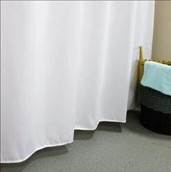 MLN Basics® Douchegordijn | Wit | 180x200 Cm | Inclusief Ringen | Anti-schimmel -Badkamerproducten 1197x1200 4