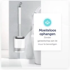 WC Borstel - Toiletborstel - WC Borstel Met Houder - Siliconen Toiletborstel - Vrijstaand Of Hangend - Slimme Lekbak - Optimale Hygiëne -Badkamerproducten 1199x1200 1