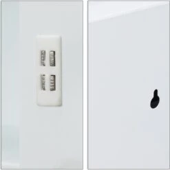 Relaxdays Medicijnkastje Afsluitbaar - Medicatiekastje - Badkamerkast Medicijnen - Wit -Badkamerproducten 1199x1200 12