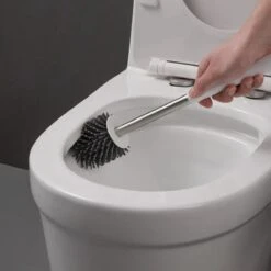 Wc Borstel Met Houder Vrijstaand - LuxeRoyal Toiletborstel Met Houder – Siliconen Wc Borstel -Badkamerproducten 1199x1200