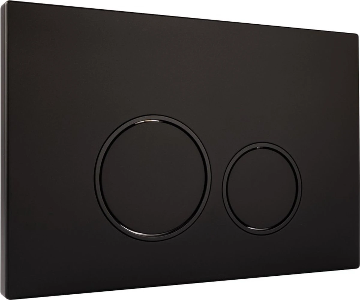 Bedieningsplaat StarBlueDisc Doppio 35 TBV Geberit UP100 UP320 UP300 UP700 UP720 Mat Zwart 6 Bedieningsplaat StarBlueDisc Doppio 35 TBV Geberit UP100 UP320 UP300 UP700 UP720 Mat Zwart - Afbeelding 6