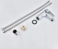 Inspire Badkamer Kraan Zilver Inclusief Aansluitingen - Wastafel Kraan - Zilver 8 Inspire Badkamer Kraan Zilver Inclusief Aansluitingen - Wastafel Kraan - Zilver -Badkamerproducten 1200x1013 1