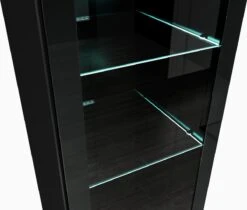 Badplaats Badkamerkast Rio 30 X 30 X 131 Cm - Zwart Hoogglans - Hangende Kolomkast Met 2 Deuren -Badkamerproducten 1200x1019 4