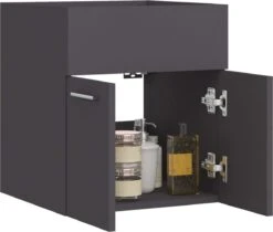 VidaXL Wastafelkast 41x38,5x46 Cm Spaanplaat Grijs -Badkamerproducten 1200x1020 1