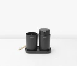 Brabantia ReNew Badkameraccessoires Set - 3-delig - Dark Grey -Badkamerproducten 1200x1032 4