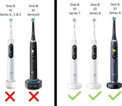 Oral-B IO Series 7 8 9 Elektrische Tandenborstelhouder- Opzetborstelhouder - Kabelloos Opladen - Badkamer Accessoires - Zonder Boren - Wit -Badkamerproducten 1200x1033